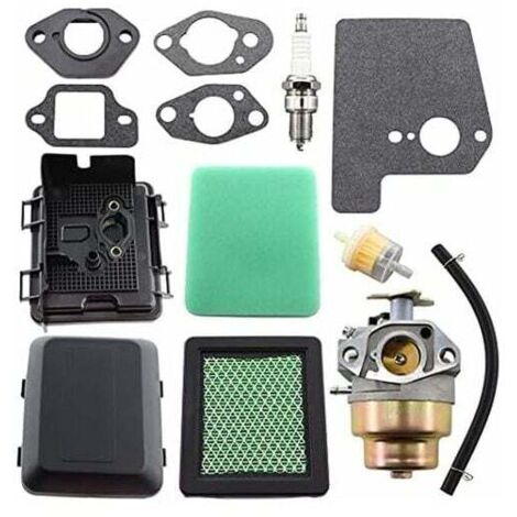 Carburateur avec filtre à air, couvercle de filtre à air, kit pour tondeuse à gazon GC135, GC160, GCV160, GCV190, remplace 17231-ZM0-040 HRB216 HRR216 HRS216 HRT216 (1/5)