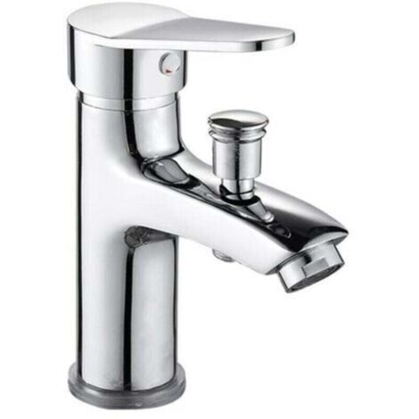 Mitigeur de douche,Mitigeur Bains/Douche, Monotrou Chromé,Mitigeur monocommande Bain (1/4)