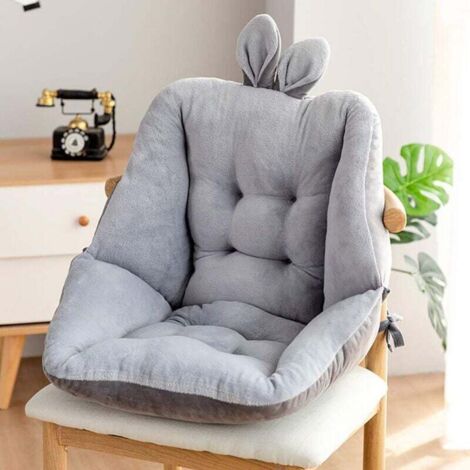 Semi-Enclosed One Seat Cushion Coussins de chaise Coussin de siège de bureau Warm Comfort Sea (gris)- (1/5)