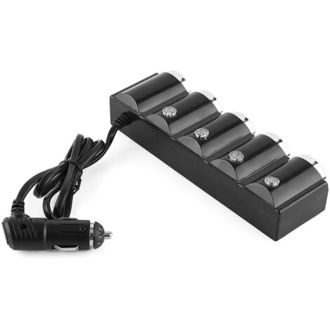 Prise de Diviseur pour Allume-cigarette, DC 12V / 24V USB 4 Voies Prise pour Allume-cigarette de Voiture Répartiteur Adaptateur d’Alimentation (1/5)
