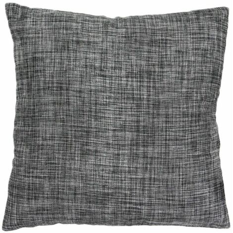 Coussin effet chiné métallisé noir 40x40 (1/3)