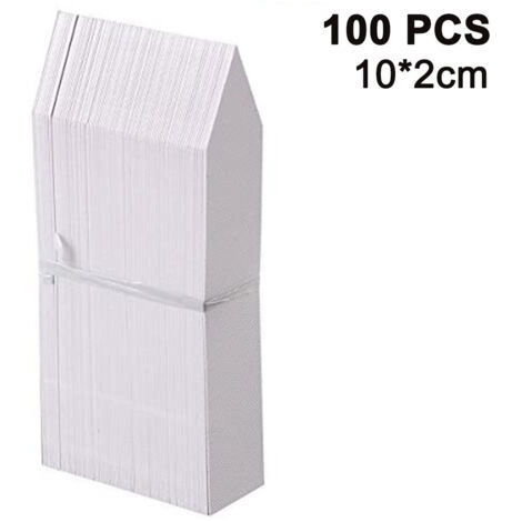 100 paquets étiquettes de plantes étiquettes de type pieu étiquettes de jardin en plastique étiquettes de pépinière pour fleurs, légumes, semis, graines,style 2