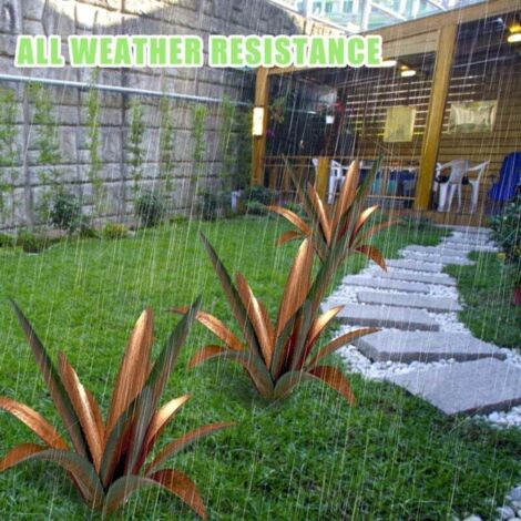 Gcroet Sculpture De Plante D'agave En Métal, Tequila Sculpture Rustique Plante D'agave Jardin En Metal Jardin Art Dagave Pour Pelouse Exterieure 1378 Pouces 91654477
