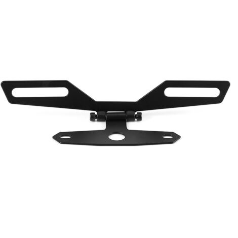 Support Plaque Moto, Support de Plaque D'immatriculation de Moto, Support De Lampe Feu Arrière Universel, Support de Montage de Plaque D'immatriculation Réglable pour Moto ATV