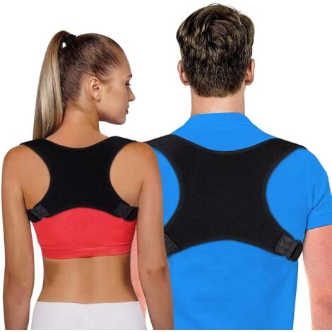 Correcteur de Posture Dos, Redresse Dos Correcteur De Posture, Ceinture Dorsale Réglable pour Homme Femme, Redresseur De Dos pour Correction de Bossu, Redresse le Dos et Les Épaules