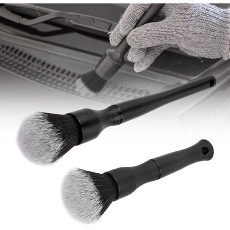 Pinceaux Nettoyage Voiture, Brosse à Détails Automatiques, Automatique de Voiture Détail Brosse pour Moteur/Tableau de Bord/Bouches Daération/Intérieur, 2 Pcs (1/5)