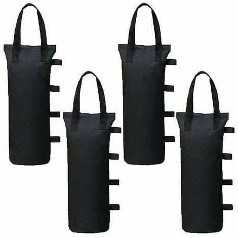 Lot de 4 Poids de Gazebo pour Tonnelle et Pavillon, Sac de Lestage Sable pour Jambes, Tentes Pare-Soleil, Parasol (1/5)