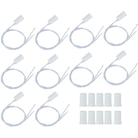 Alarme de Capteur de Contact de Fenêtre de Porte de Sécurité Filaire, 10pcs Alarme de Commutateur Magnétique Reed Capteur de Porte Magnétique pour la Sécurité à Domicile et les Systèmes D