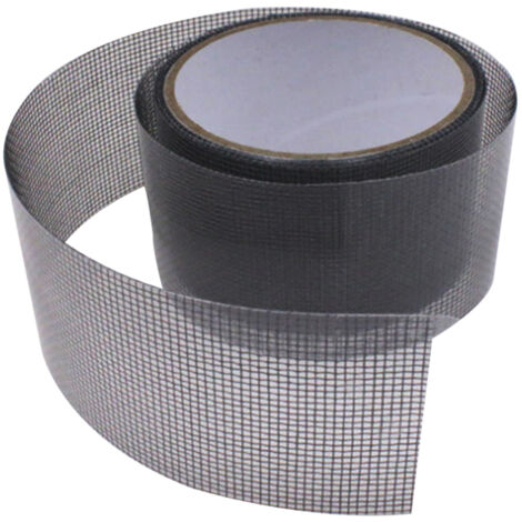 Adhésif fort à 3 couches et revêtement en fibre de verre imperméable Réparation de treillis métallique pour moustiquaire et porte moustiquaire Déchirures de trous Kit de réparation d'écran (1/5)