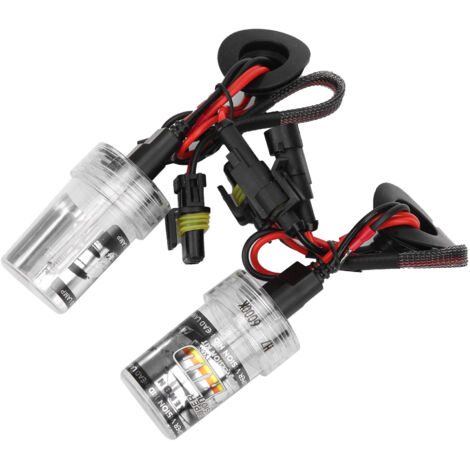 Kit de 2 ampoules au xénon H7 35 W 6000 K 12 V HID de rechange pour phares