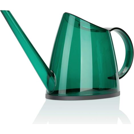 Arrosoir moderne de 1,4 L avec bec long et poignée, vert foncé (1/5)