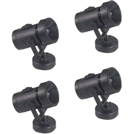 Projecteur LED sans fil jaune – 4 pièces modèle figurine lumineuse – Éclaire les modèles de poupée anime – Taille 1,37 x 1,57 x 0,78 pouces (1/4)