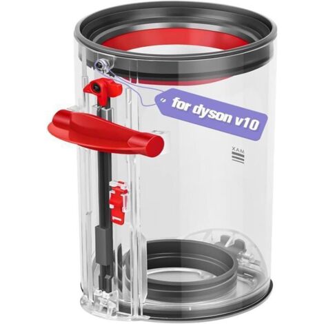 Poubelle Remplacement pour Dyson V10 (SV12) Animal/Absolute, Réservoir à Poussière de Rechange Part No. 969509-01 (1/4)