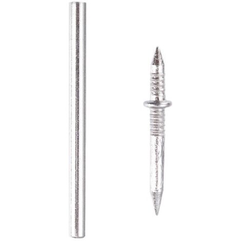 Clou à Double Tête, Clous Acier Galvanisé, Fil de Plinthe à Double Tête Clou Sans Couture, Vis De Sécurité Invisibles Seamless, Clou Plinthe avec Outil de Manchon Spécifique à Ongles,pour Tapissier,Pl