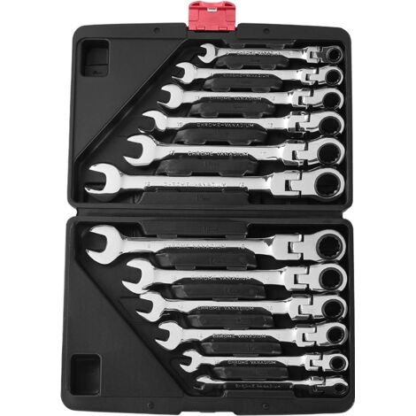 Pince Electricien,Jeu De Clés à Cliquet Métriques à 12 Points,72 Dents