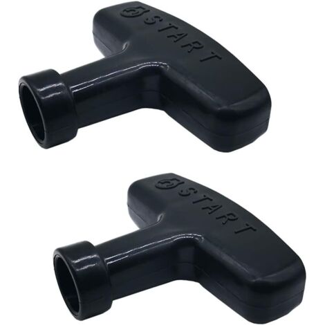 Lot de 2 poignées de démarrage pour moteur à essence - Poignée de traction pour tondeuse à gazon, générateur, tronçonneuse (1/5)