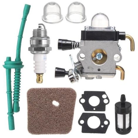 Carburateur Avec Filtre à Air Tuyau d\'Essence pour Débroussailleuse STIHL FS38 FS45 FS46 FS55 KM55 FS85 (1/4)