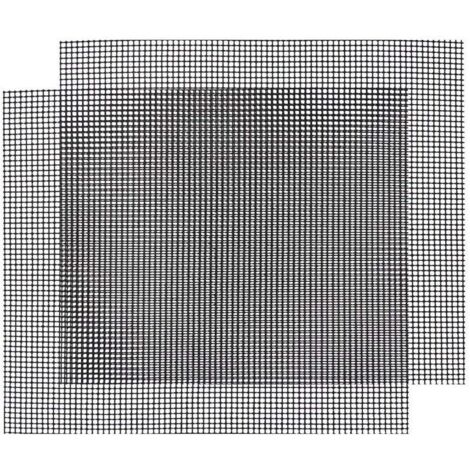 Grille Barbecue, Tapis de Cuisson Réutilisable et Découpable Grille Anti-adhésif pour Yaourtières Barbecue Four Cuisson - 2pc (42  36)