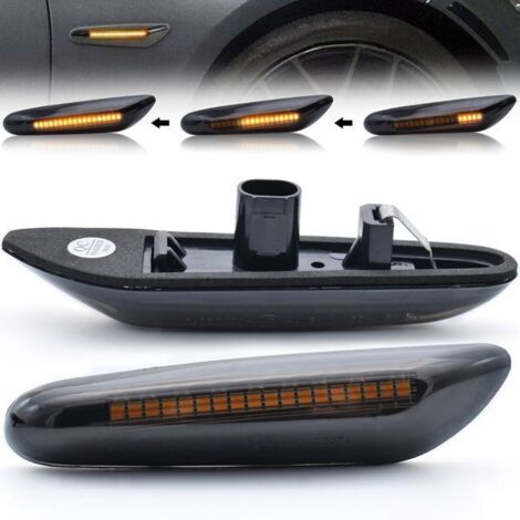 2pcs Aile avant clignotants feux Clignotant répétiteur marqueur clignotant Pour BMW E46 E36 E81 E82 E87 E88