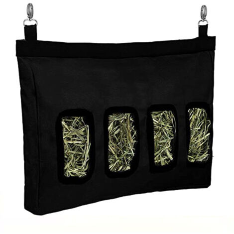 Sac de rangement pour mangeoire à conception ouverte Hamster pour animaux de compagnie suspendu Autres fournitures pour animaux de compagnie pour petits animauxblackfour JUNJUN (1/5)