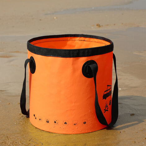 Seau D'eau Pliable 20L - Réserve D'eau Pour Camping Et Outdoor - PVC