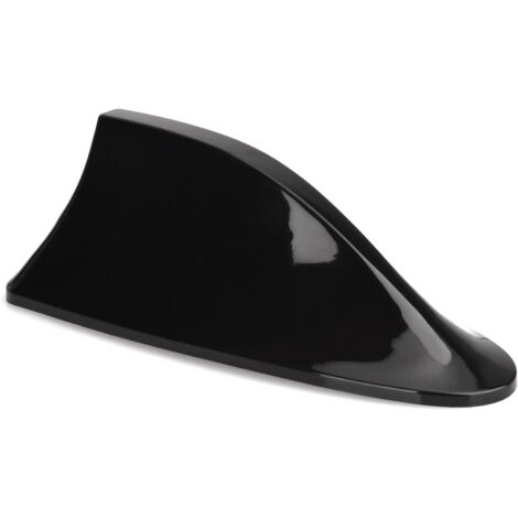 Antenne universelle de voiture Antenne universelle d'aileron de requin de voiture Antenne de toit AMFM Antenne en aluminium Antenne de voiture noire de 17 cm avec amplificateur ABS
