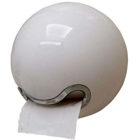 Porte-papier toilette Boîte de papier toilette en plastique Creative Candy Sphérique sans perforation Cadre de serviette étanche Porte-rouleau de papier pour salle de bain, multicolore, 18,5 (D) 18,5 (1/5)