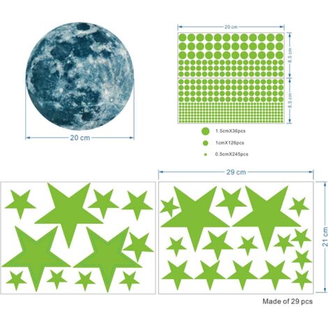 200 Autocollants Muraux Dorés Cercles 2 Pouces - Easy Peel & Stick - Déco Papier Peint