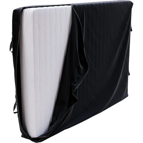 Housse Matelas Demenagement 13774 cm ( Epaisseur 17cm) - 4 Poignées et Zipper - Housse Protection Matelas Imperméable