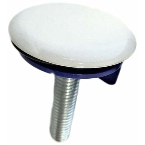Cache trou blanc lavabo diam 50mm (1/3)