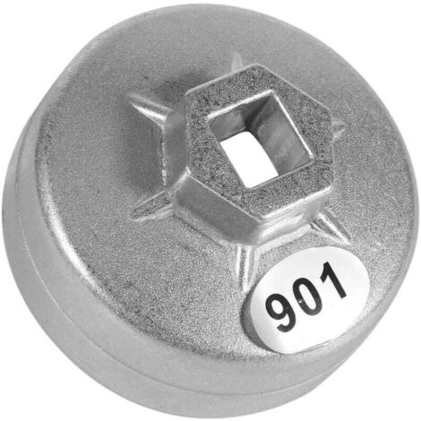 Clé Filtre, 65mm 14 cannelures bouchon outil de solvant de prise de voiture de clé pour filtre à huile de chapeau de flûtes de pour A8 (1/4)