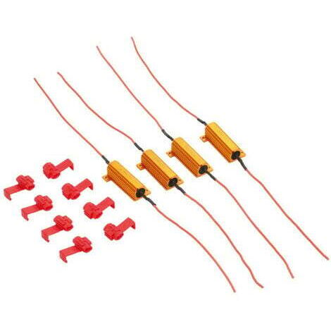 4X LED Résistance de charge 50W 6Ω hyper flash de clignotant indicateur Correction Clignotant Canbus Anti Erreur (1/5)