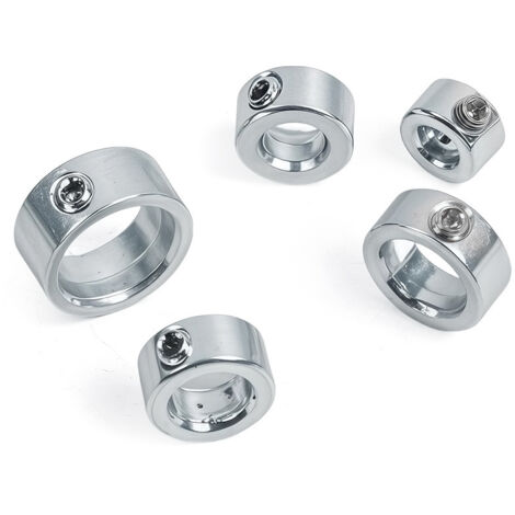 QWORK Butée De Profondeur Pour Forets 2-11 Mm - Butées En Aluminium Pour Forets à Bois, Sans Vis, Lot De 2