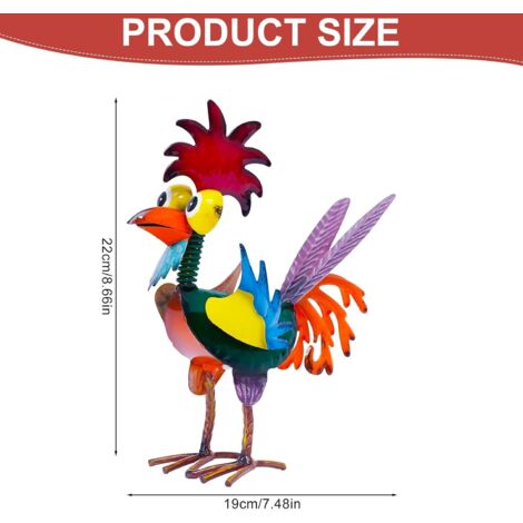 Statue De Coq En Métal Pour Décoration De Jardin,... Du 18,36 € | DHgate