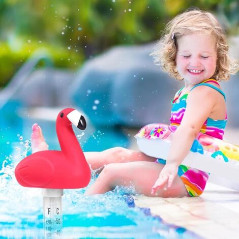 Thermomètre Flottant Pour Piscine - Forme Tortue Ou Flamant Rose - Lecture Facile, -10°C à 50°C