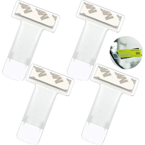 Lot de 4 Pinces Porte-Tickets de stationnement (1/5)