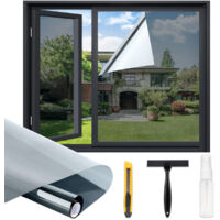 Film de protection solaire pour fenêtre - Autocollant - 100x200 Cm