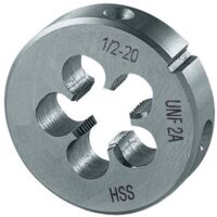 Filière, UNF, Filetage : UNF 1/2-20 pouces, Filets par 24 pouces, Ø extérieur x hauteur 30 x 11 mm