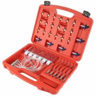 Compteur de Débit d'Injecteur Diesel Cylindre de Diagnostic Kit de Test de Conduite de Carburant pour Adaptateur de Rampe Commune avec Boîte de Rangement
