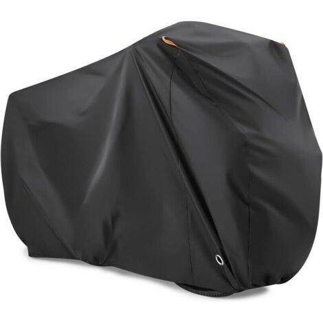 RHG Housse vélo pour 2 Vélos, Housse de vélo étanche en nylon 190T avec protection contre la poussière, les UV, la pluie Protection pourVTT