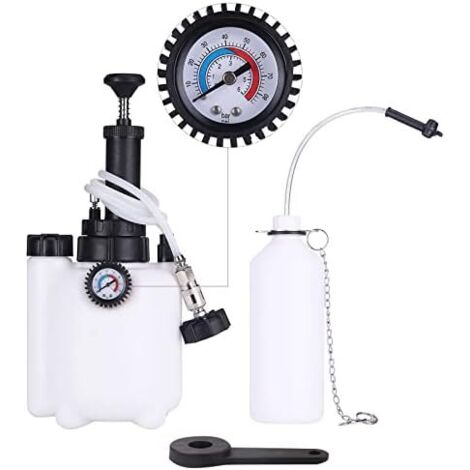 RHG 3L kit purgeur de Frein Voiture - vidange Liquide de Frein Manuel - Adaptateur E20 Universel (1/5)
