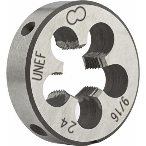 Burkit Matrice De Filetage Ronde UNEF 3/4-20 - Outil De Taraudage Précis En Acier Trempé