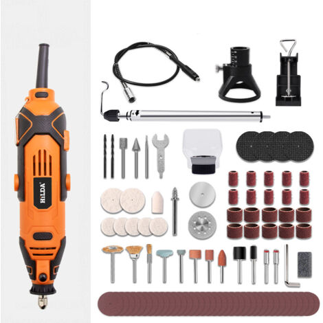 Outil Rotatif Multifonction, 240W Meuleuse Droite Électrique Avec Avancé Arbre Flexible 170 Accessoires Pour Projets De Bricolage P58