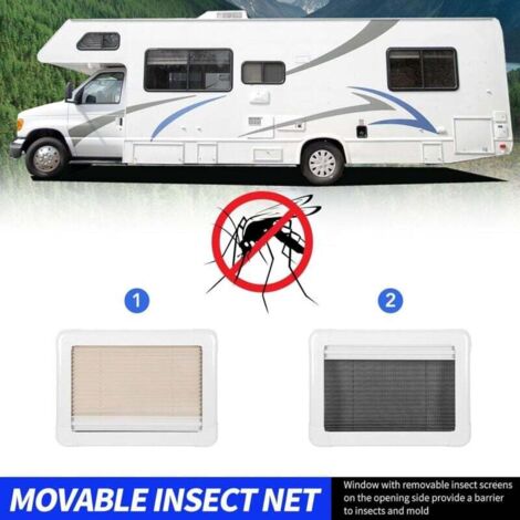 Dilwe Fenêtre De Caravane Fenêtre De Camping-car Avec Rideau Occultant