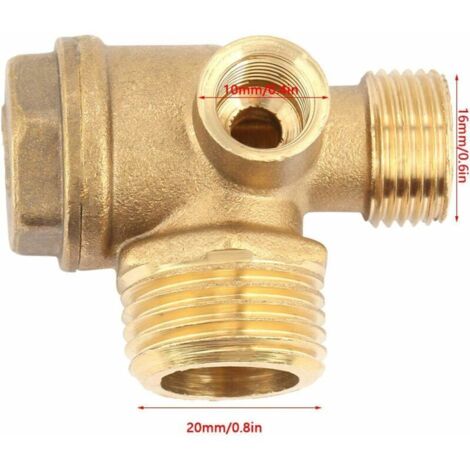 TUBE DE REMPLACEMENT du compresseur d'air efficace aluminium + laiton longueur 5 EUR 10,58