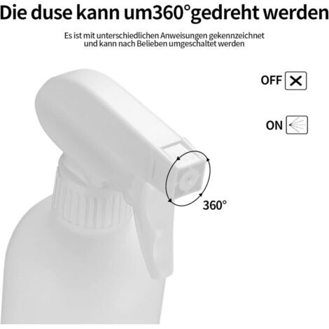 Acheter Bouteille de pulvérisation vide de 300ml, outil pour cheveux, pulvérisateur d'eau pour la maison et le Salon de coiffure