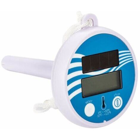 Thermomètre Flottant Pour Piscine Et Spa | Sonde Avec Cordon | Lecture Facile -12°C à 49°C | Matériau PVC Durable - 3