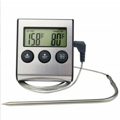 Thermomètre Barbecue Gichusizy – Grand Cadran Couleur – 50°C à 800°C – Idéal Charbon, Fumé, Cuisson Viande