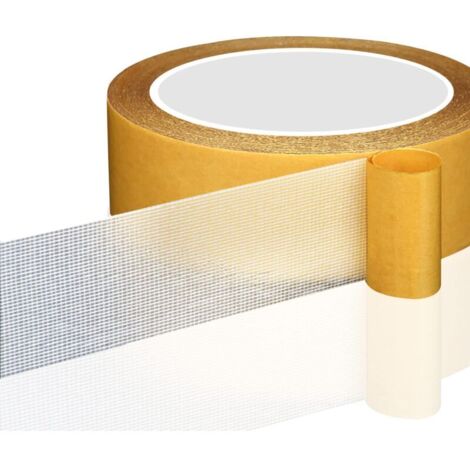 Lot de 2 rubans adhésifs double face extra fort – 20 mm x 5 m – Adhésif acrylique puissant pour surfaces humides – Accroche sans percer