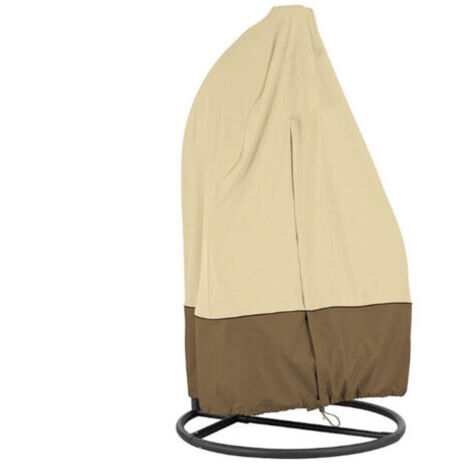 RHG Housse De Chaise Suspendue D'extérieur, Housse De Chaise Suspendue, Imperméable, Résistante À L'hiver, Résistante Aux UV, Housse De Protection, Chaise Housse de Fauteuil Suspendu(Khaki,115x190cm) (1/5)